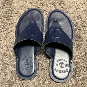 Sperry Dark Blue Slide Sandals